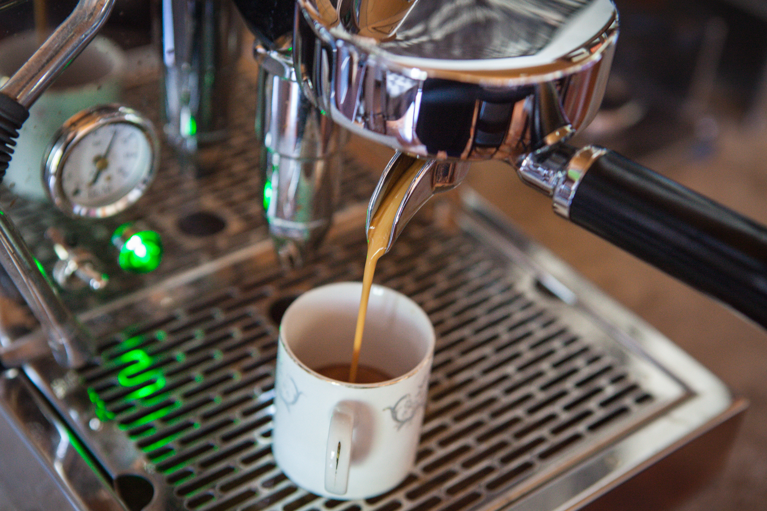 Morgenroutine - unter anderem mit Espresso